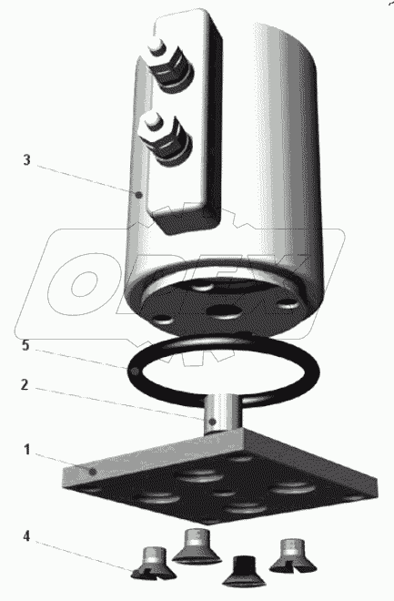  Электромагнит в сборе 531-1705048-11