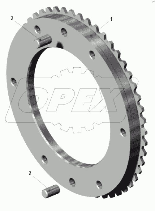  Диск нажимной в сборе 7548-1711424