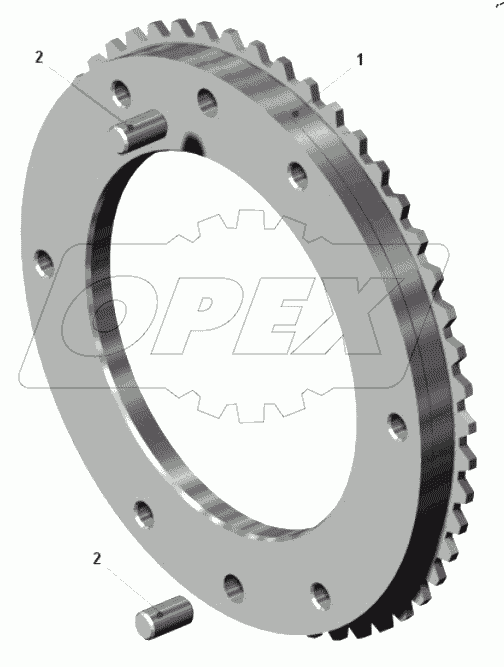  Диск нажимной в сборе 7548-1711424