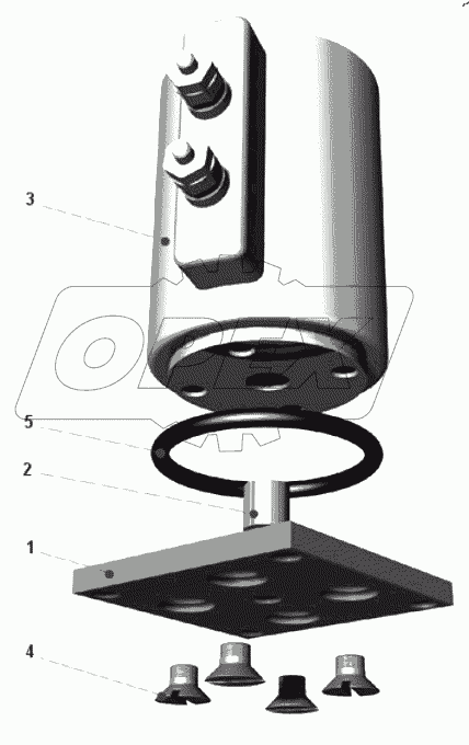  Электромагнит в сборе 531-1705048-11