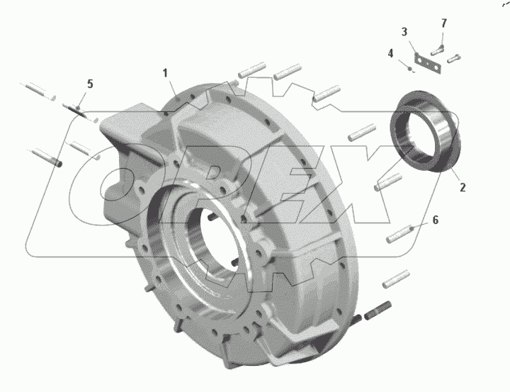  Корпус в сборе 7548-3572010