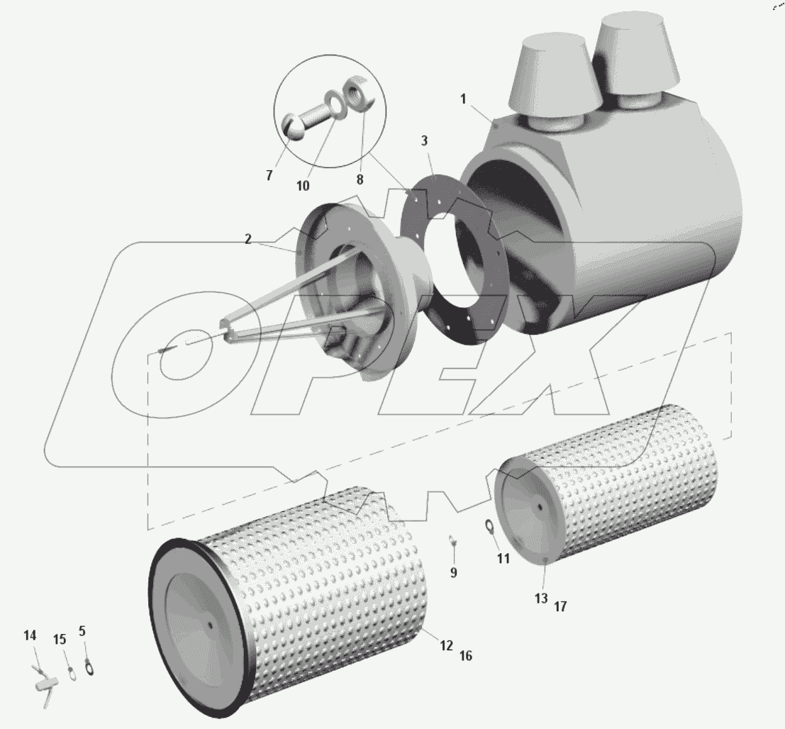  Фильтр воздушный 7547-1109010-10