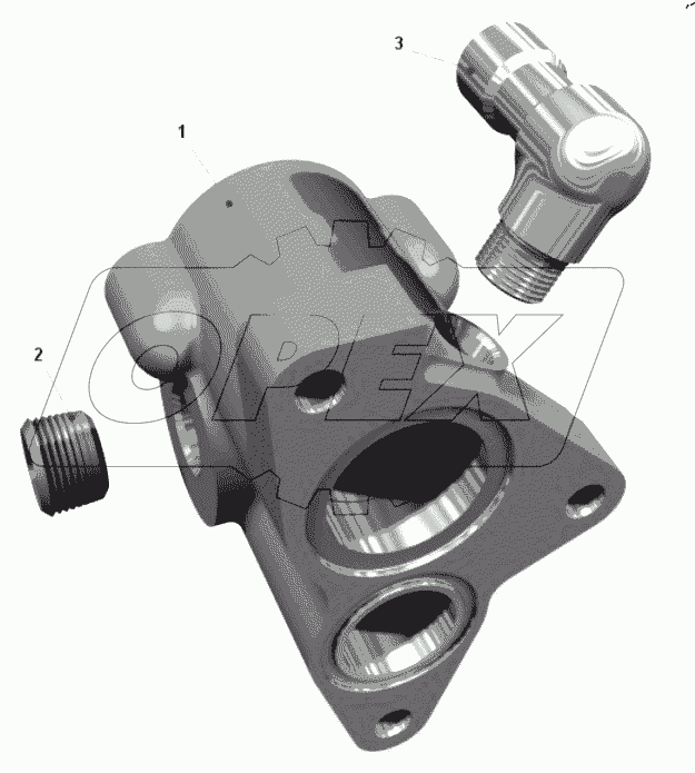  Корпус подпорного клапана 75551-3573310