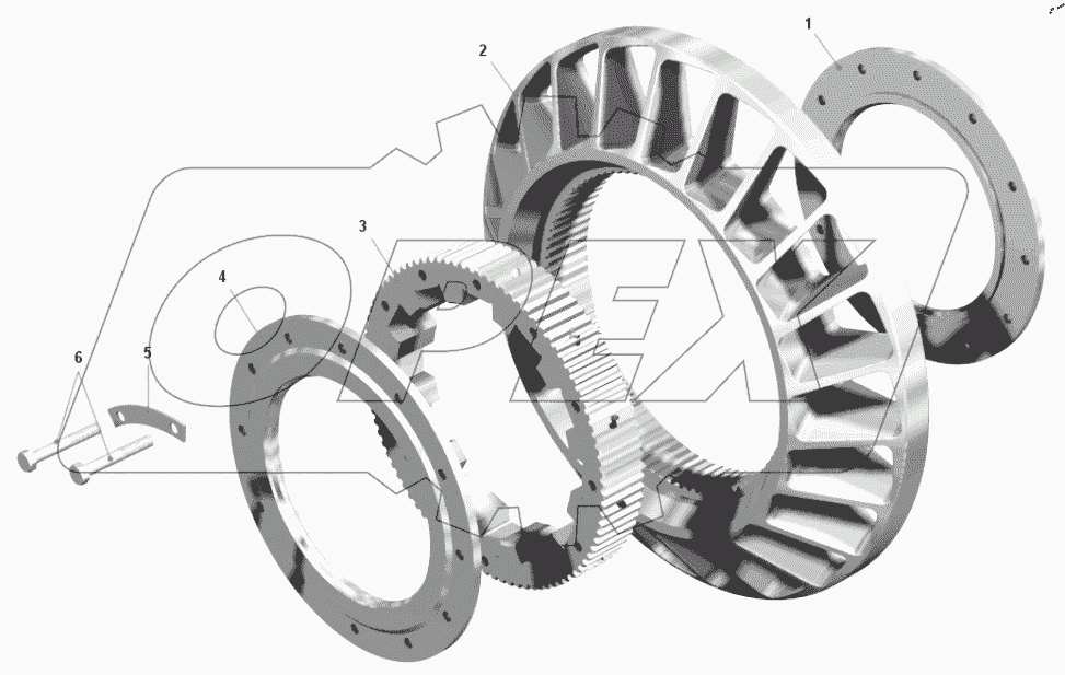  Колесо первого реактора 548А-1709113