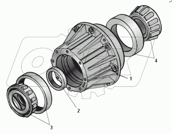  Картер подшипников в сборе 7540-2402021