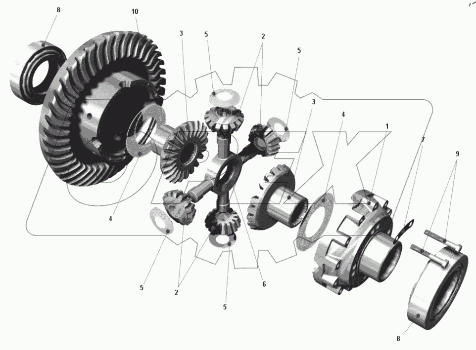  Дифференциал 74212-2303010