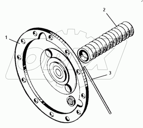  Крышка с муфтой 540-3519139-10