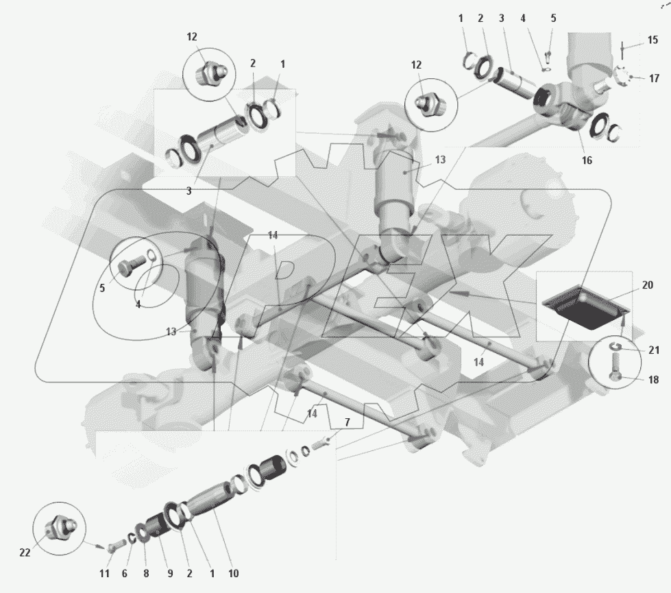  Установка передней подвески 75406-2900001
