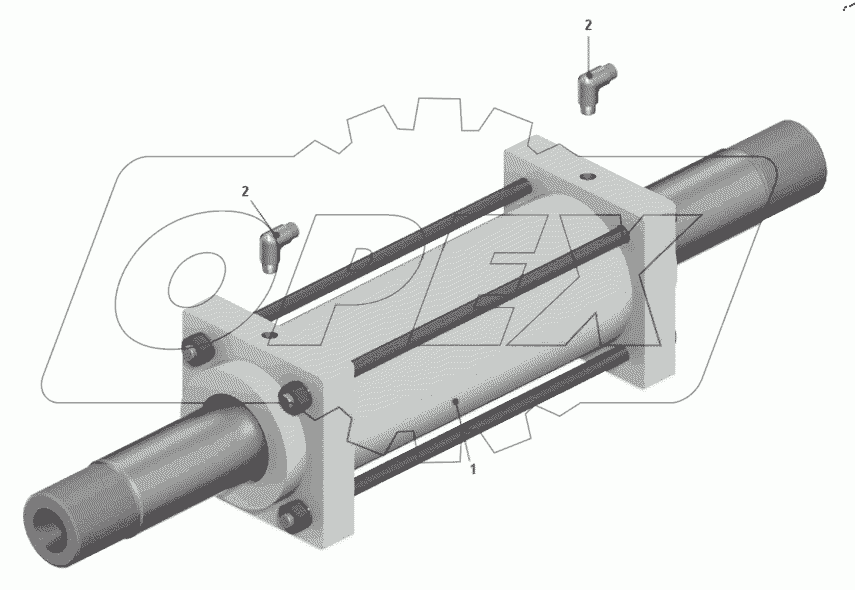  Цилиндр поворота 7548-3429009