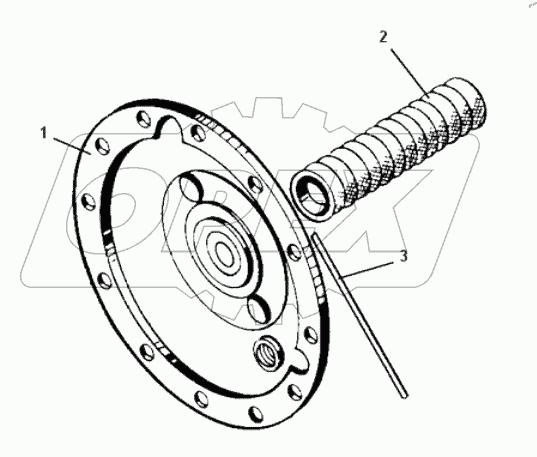  Крышка с муфтой 540-3519139-10