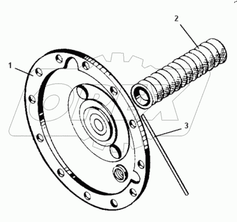  Крышка с муфтой 540-3519139-10