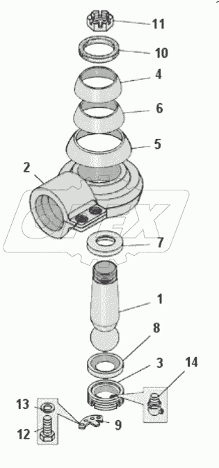  Наконечник тяги 752301-3003060
