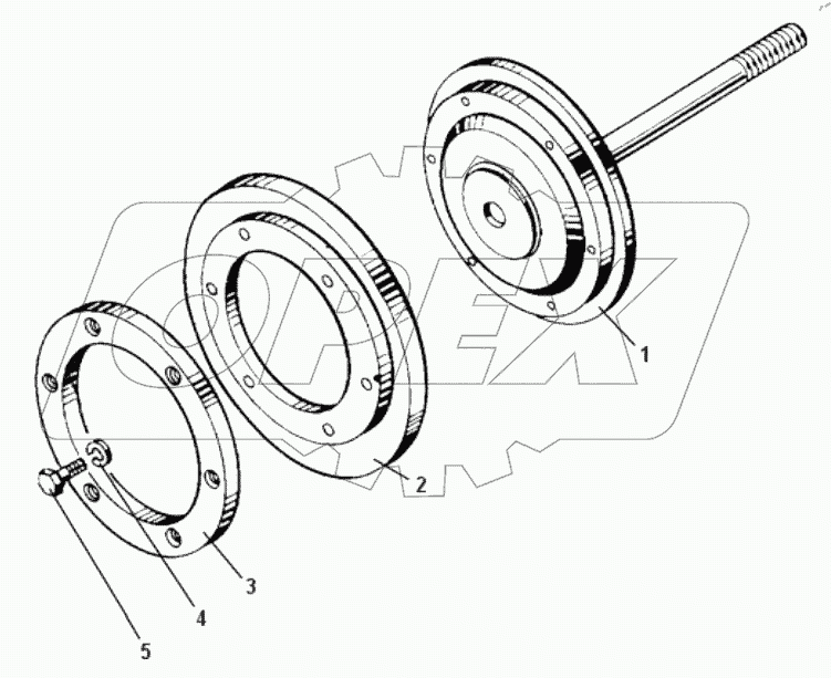  Поршень с манжетой 7540-3519128