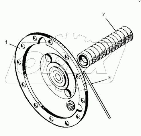  Крышка с муфтой 540-3519139-10