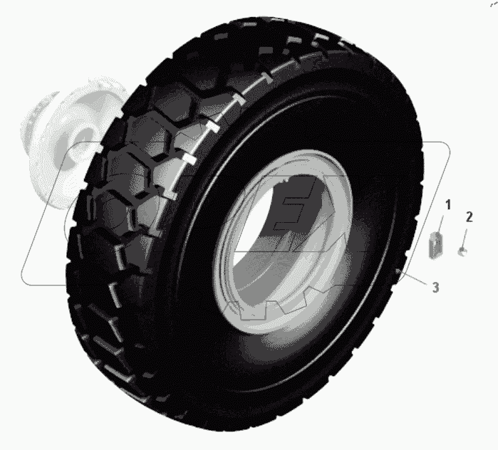  Установка передних колес 7540A-3100004