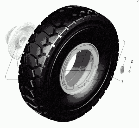  Установка передних колес 7540A7-3100004