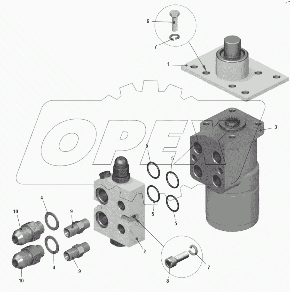  Механизм рулевой 75474-3401005-02
