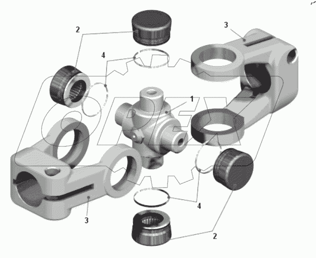  Кардан вала рулевого управления 500-3401096-11