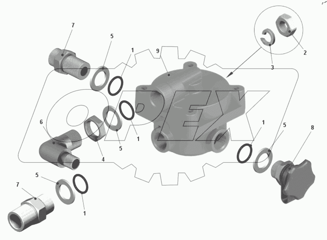  Установка клапана ускорительного