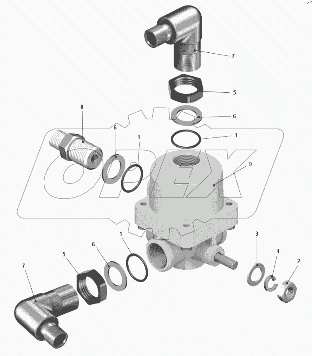  Установка клапана ограничения давления