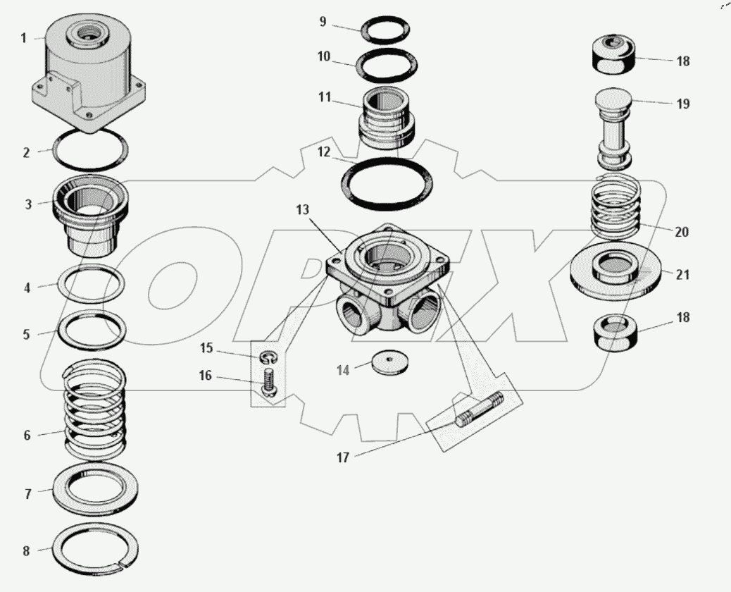  Клапан ограничения давления 100-3534010