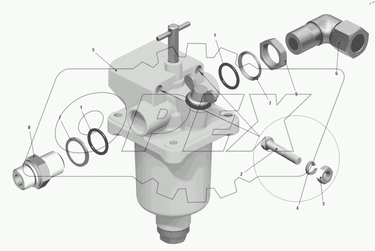  Установка противозамерзателя