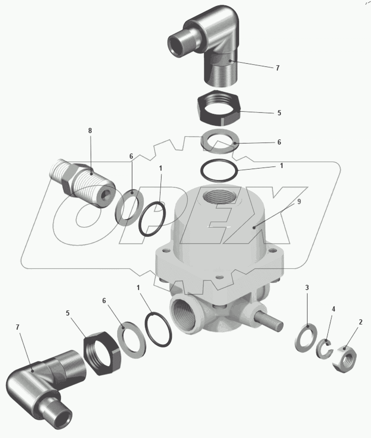  Установка клапана ограничения давления