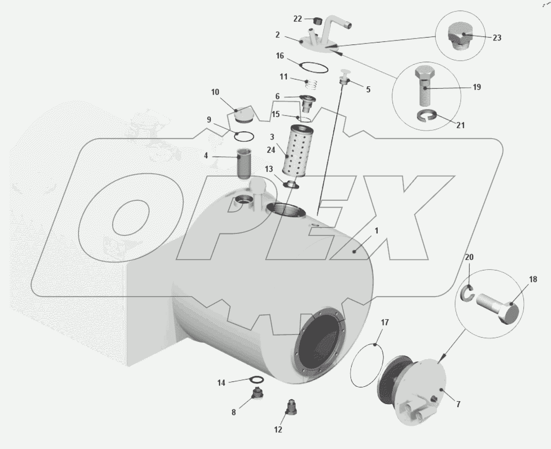  Бак масляный 7540A-8608010