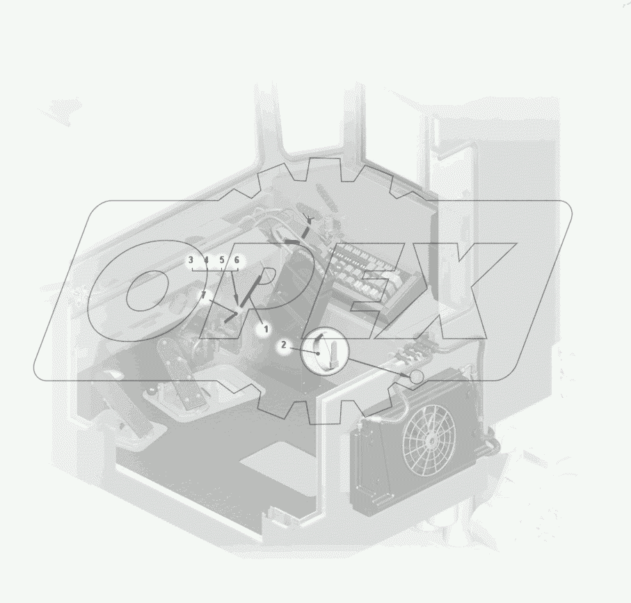  Установка электрооборудования кондиционера 75473-3700072-10