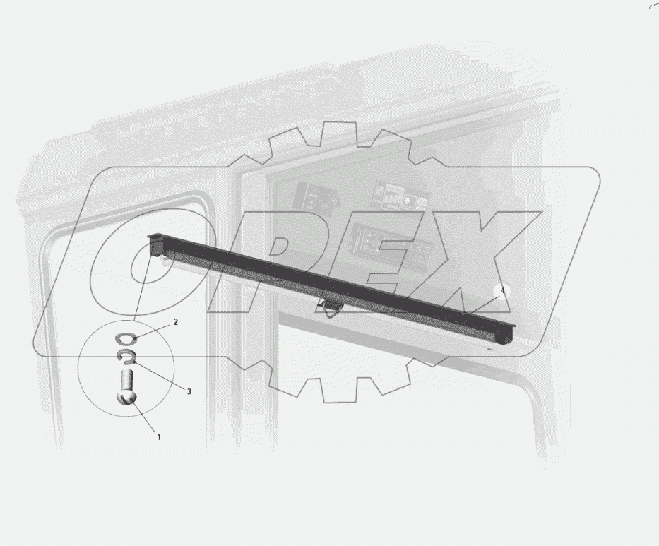  Установка противосолнечной шторки 75481-8204005-20