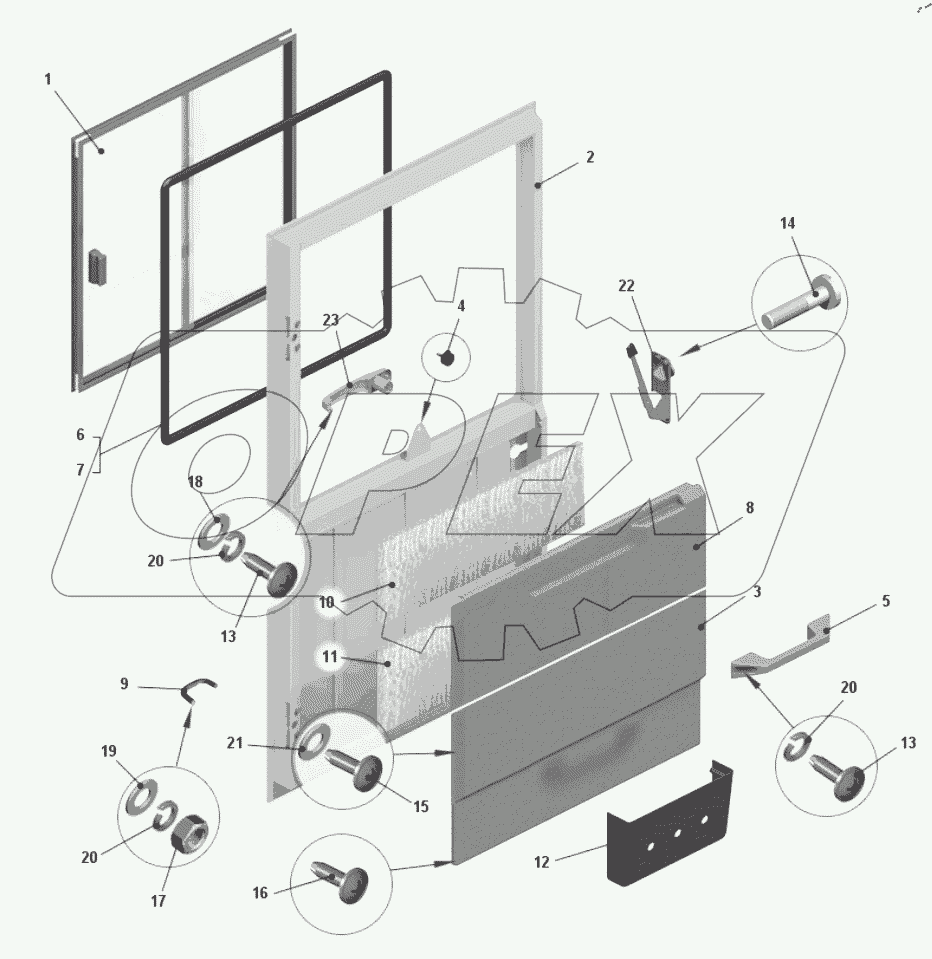  Дверь 75481-6100011-30