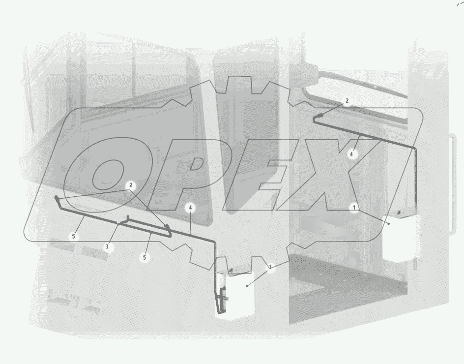  Установка стеклоомывателя 7547-5208002