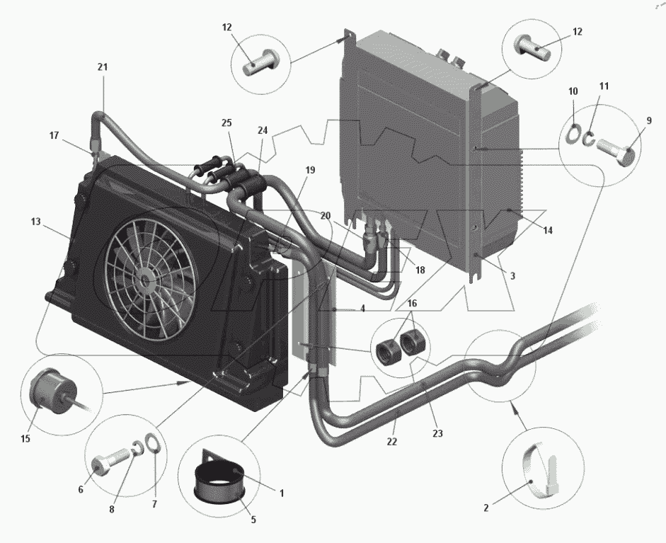  Установка кондиционера 7540K-8100006-10 Вид 2