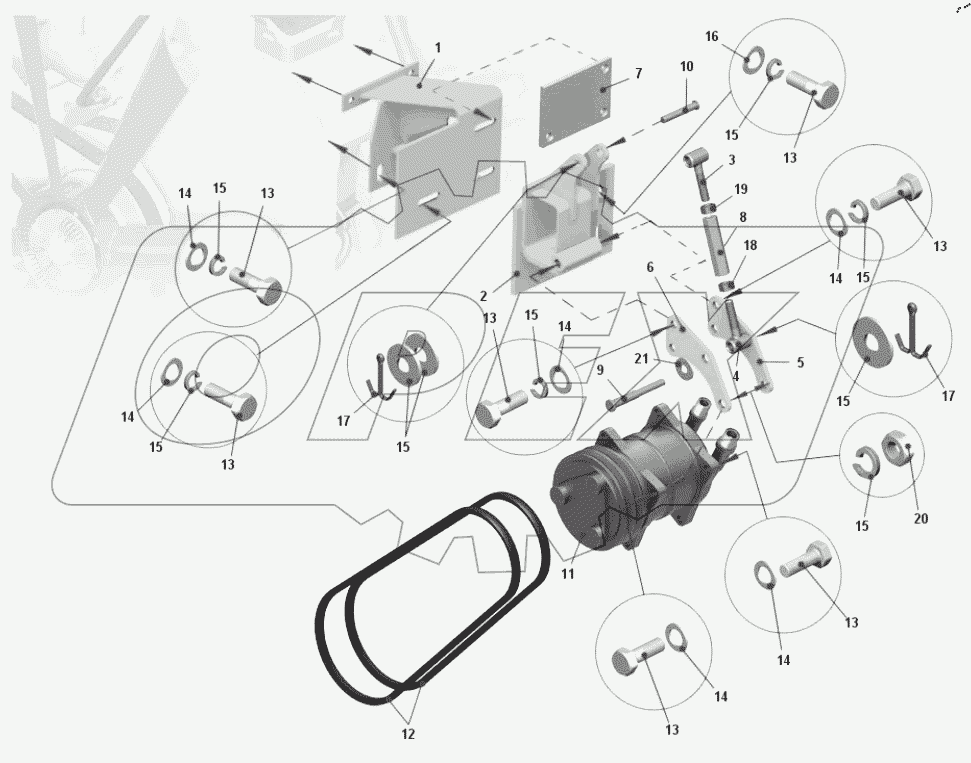  Установка кондиционера 7540K-8100006-10 Вид 3