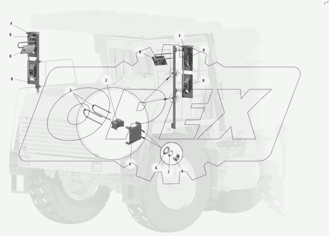  Установка зеркал заднего вида 75473-8201005-20