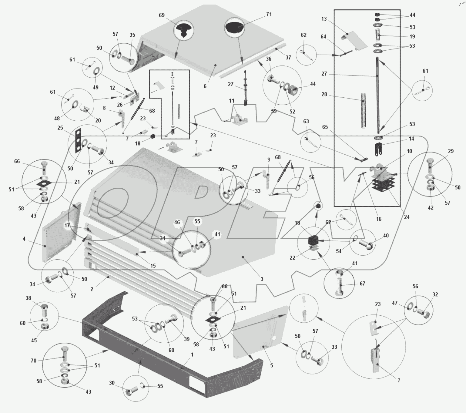  Установка оперения 7540K-8400002 Вид 1