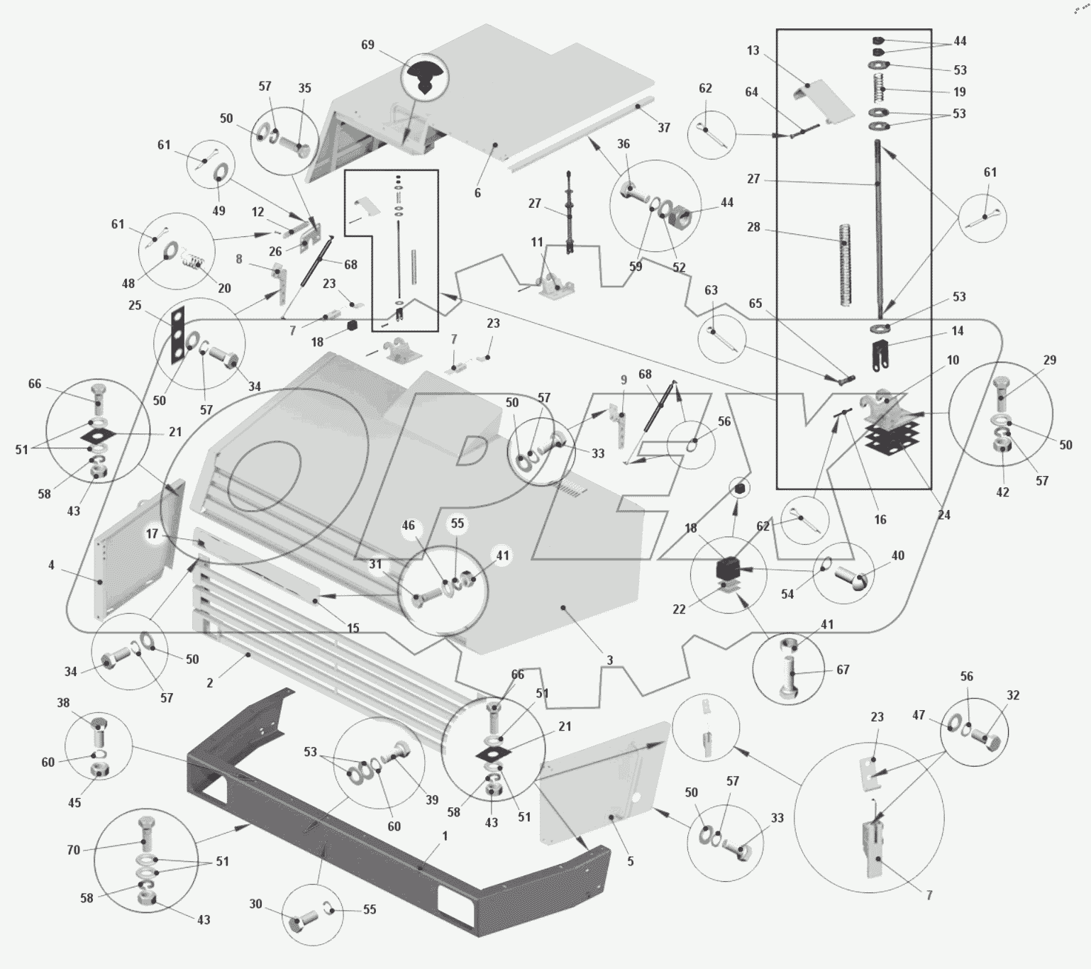  Установка оперения 7540K-8400002-10 Вид 1