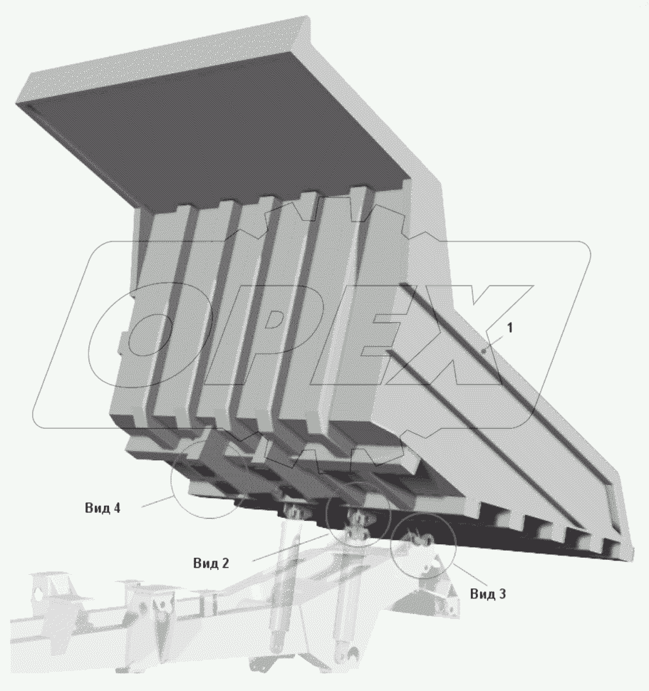 Установка платформы 7540N-8500001 Общий вид