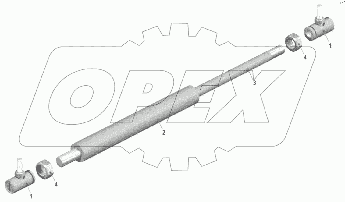  Механизм толкающий 7540K-1108450