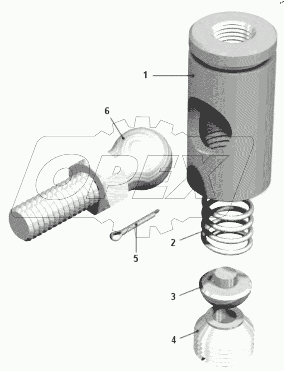  Наконечник в сборе 500-1108138