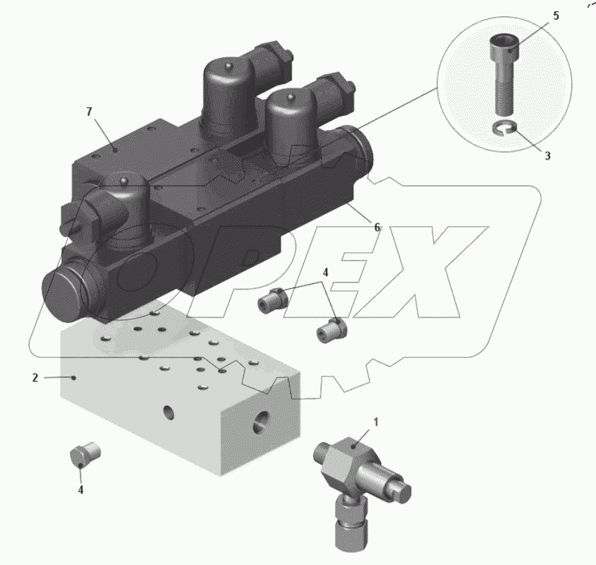 Блок управления 75474-8606410