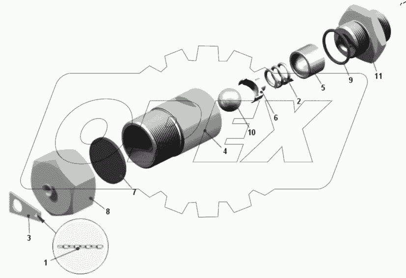  Полумуфта 75125-8609930