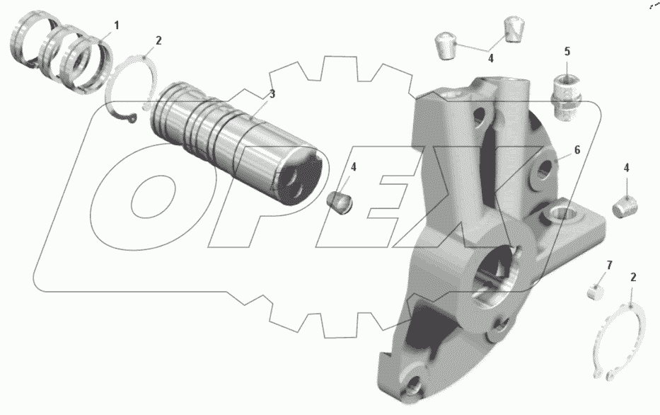  Крышка диапазонного вала 7548-1701380-01