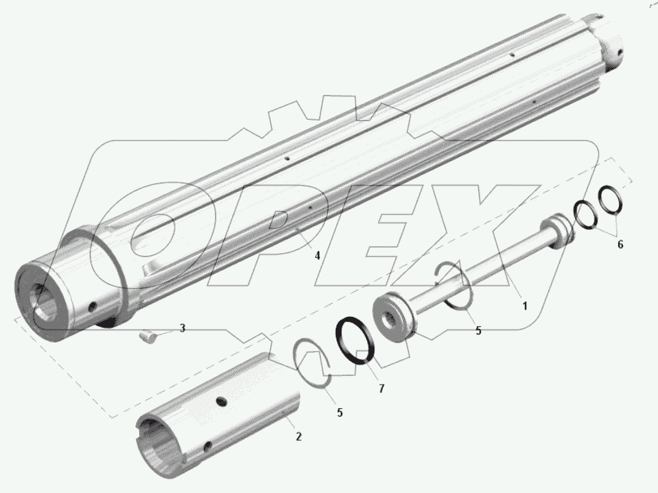  Вал диапазонный 7548-1701400-01