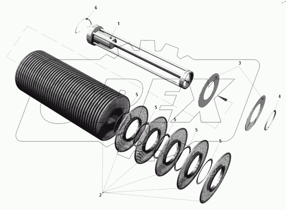  Элемент фильтрующий в сборе 7548-1704450