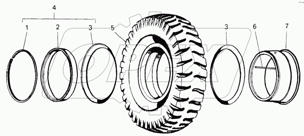  Детали колес;Wheel parts