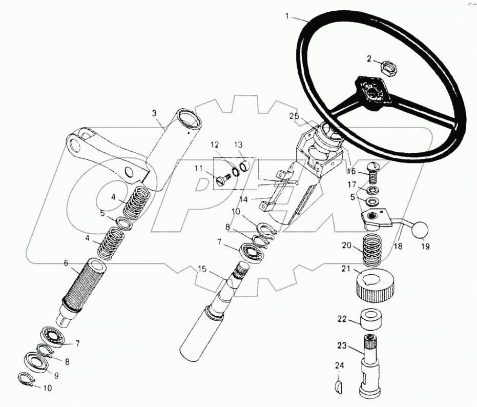  Колонка рулевого управления;Steering column