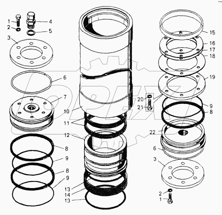  Пневмогидроаккумулятор;Pneumatic hydroaccumulator