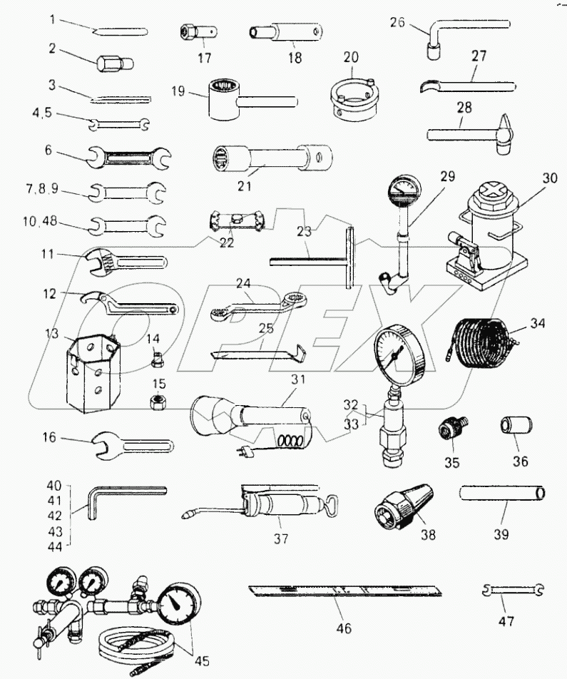 Инструмент, принадлежности;Tools and accessories