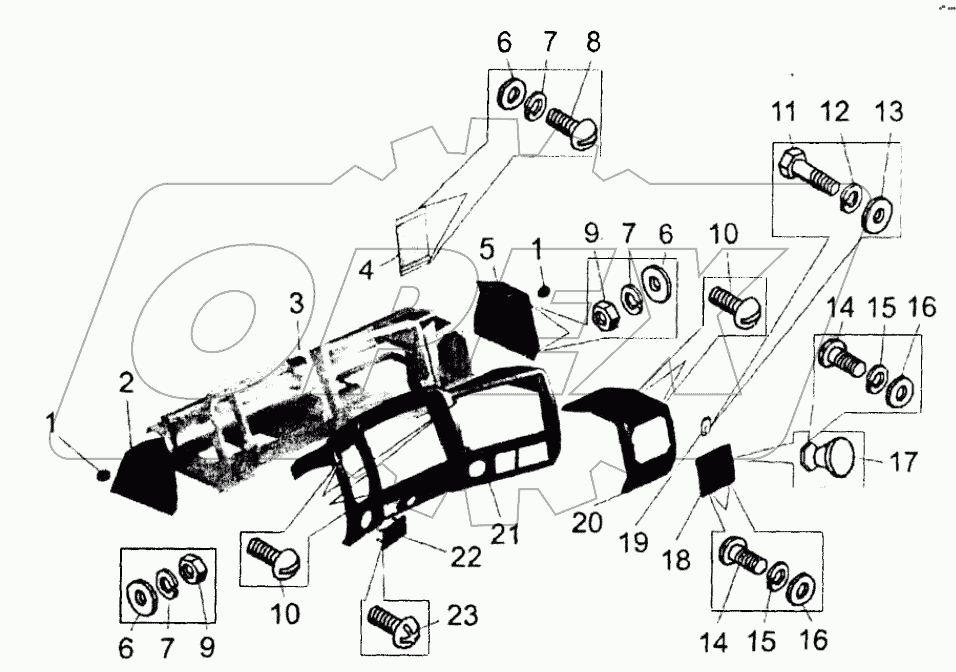  Панель приборов;Instrumentation panel
